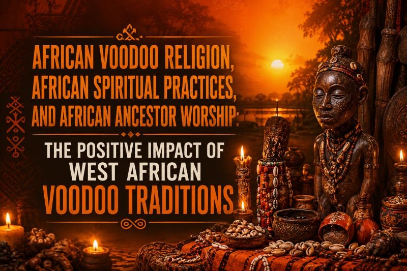 African Voodoo Religion, African Spiritual Practices, and African Ancestor Worship: The Positive Impact of West African Voodoo Traditions