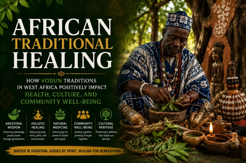 African Traditional Healing: How Voodoo Traditions in West Africa Positively Impact Health, Culture, and Community Well-Being