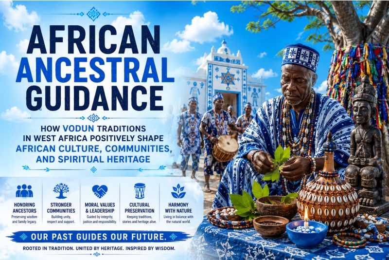 African Ancestral Guidance: How Voodoo Traditions in West Africa Positively Shape African Culture, Communities, and Spiritual Heritage